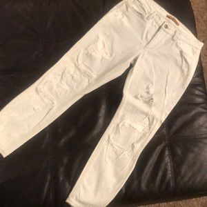 Joes Jeans Destroyed High Water Stone Wash
